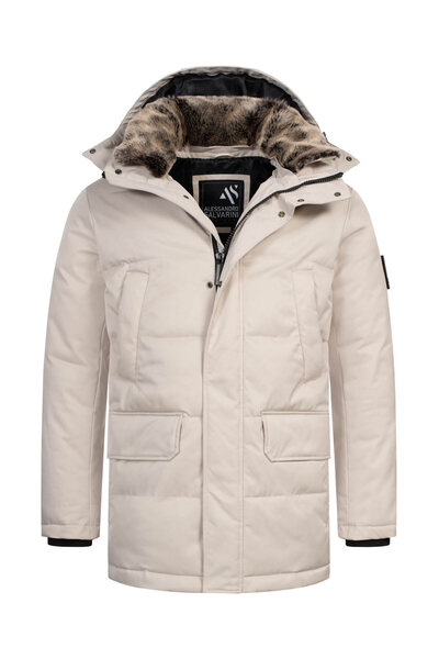 Alessandro Salvarini A. Salvarini warme Herren Winterjacke wasserabweisend AS456