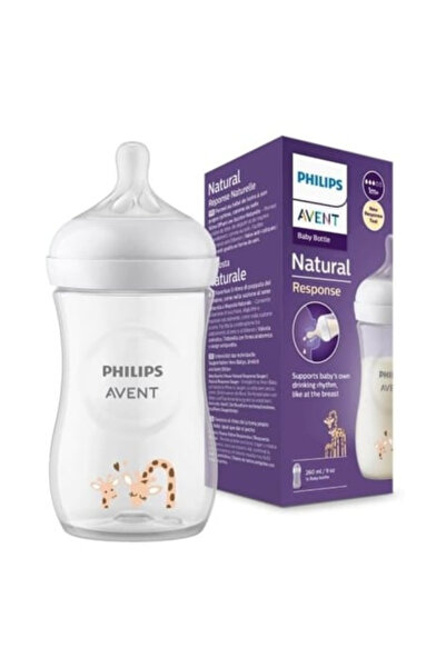 Philips Avent رضاعة طبيعية من فيليبس افينت لعمر أكبر شهر 260 مل مزخرفة عبوة و...
