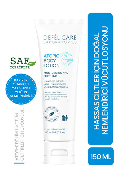 Defel Care Atopik Vücut Losyonu 150 ml | Yoğun Nemlendirme & Bariyer Desteği