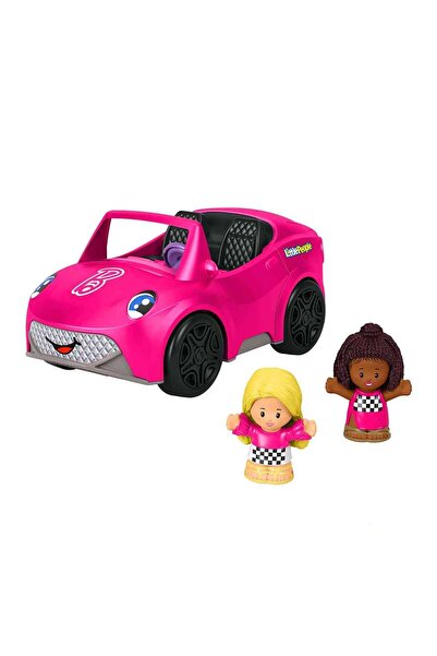 FISHER PRICE Fisher-Price Little People Barbie Arabası, Barbie'nin Üstü Açılı...