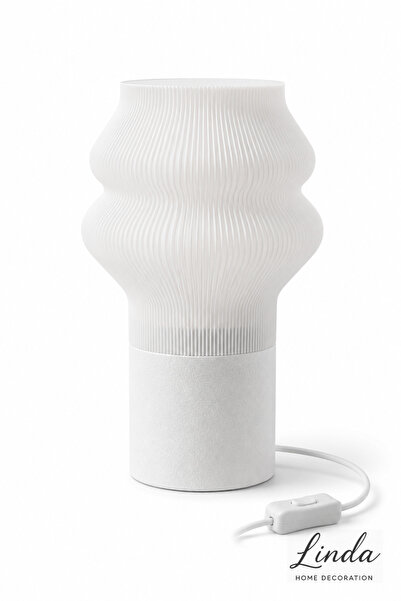 Linda Home Decoration Lunara - Dekoratif Abajur Masa Lambası