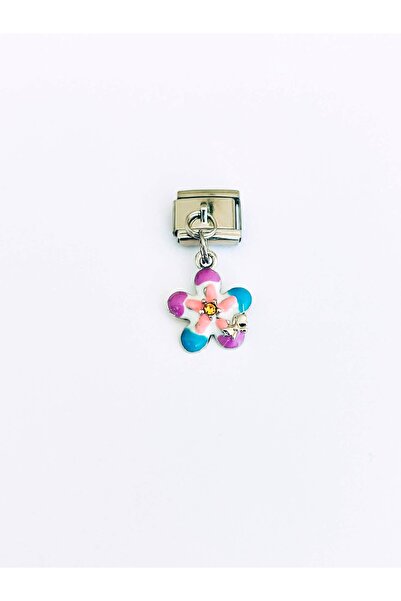 Umrece Colorful Daisy Dangle Charm