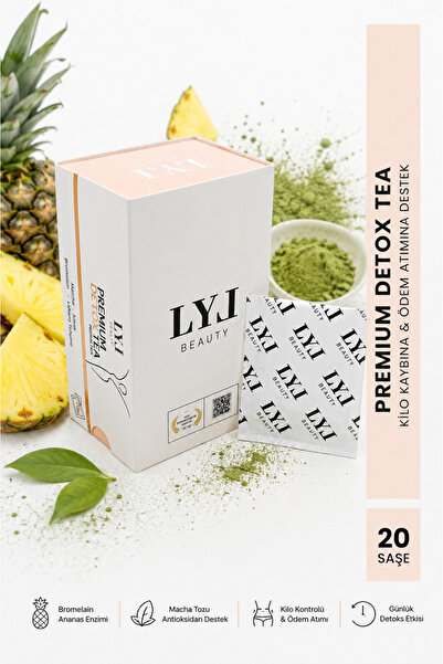 LYL BEAUTY Bromelain-lahana-matcha-kayısı Premium Detox Çayı--kilo Ve Ödem Atıcı