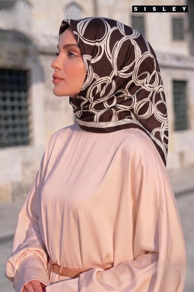 Sisley وشاح حرير تيفيل-2030-90*90