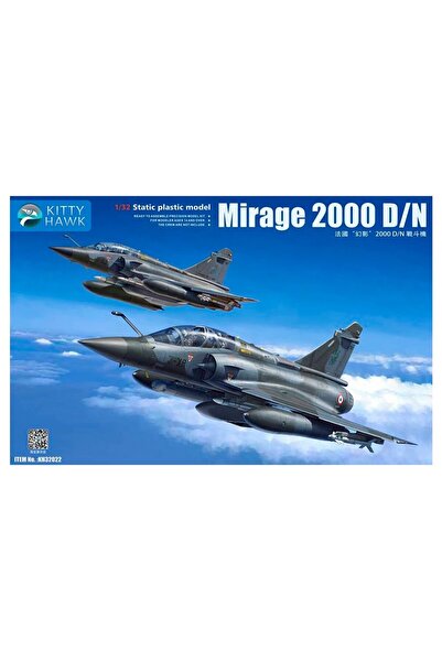 Kittyhawk Kitty Hawk 32022 1/32 Ölçek, Mirage 2000 D/N, Savaş Uçağı Plastik M...