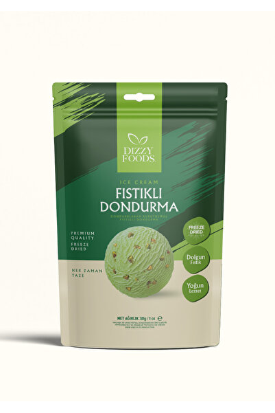 Dizzy Foods Dizzy Foods Dondurularak Kurutulmuş Antep Fıstıklı Dondurma 30 Gr