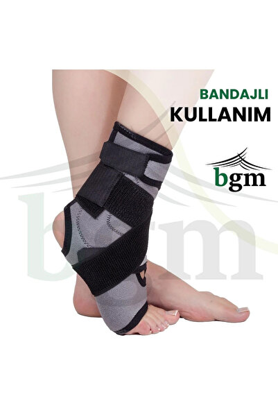 bgm Malleol Destekli Ayak Bilekliği Gri