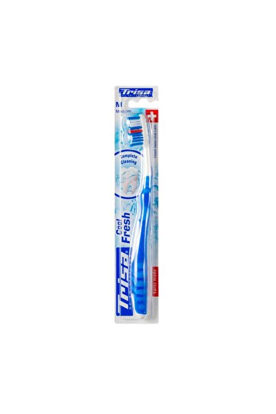 Trisa Periuță de dinți manuală medie Cool & Fresh 612456 Albastră