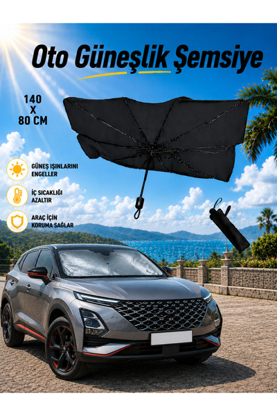 Ufak Tefek Şeyler CHERY OMODA 5 PRO VISION Araca Uygun Oto Ön Cam Güneşliği Ş...