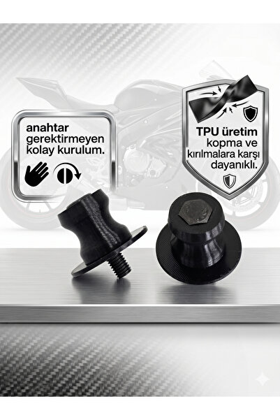 3dfabrick Sehpa Kaldırma Takozu Yüzüğü Aparatı 8mm KauçukCBR250R, CBR650R, CBR1000RR, CB serisi vb
