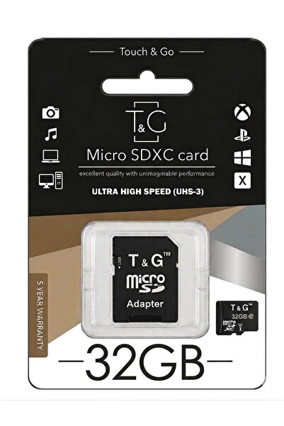 T&G Card de memorie Micro SDHC de 32GB cu adaptor SD