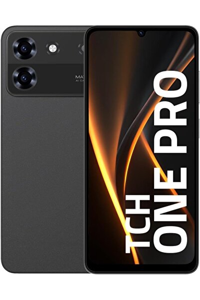 TCH هاتف ONE PRO أسود ذكي، ذاكرة وصول عشوائي 6 جيجابايت (فعلية) + ذاكرة وصول ...