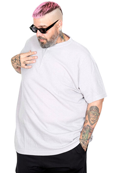 ModeXL Мъжка тениска с кръгло деколте Mode XL, голям размер, вафлена, U20036,...