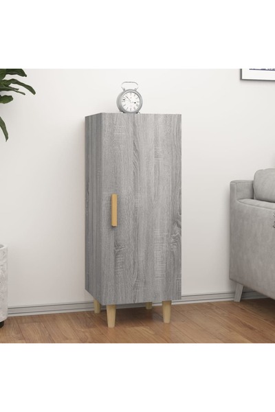 Concept Servantă, gri sonoma, 34,5x34x90 cm, lemn compozit