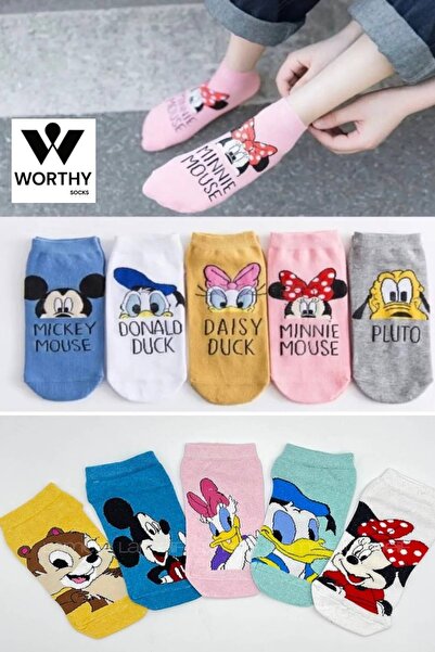WORTHY SOCKS 10'lu Kadın Moda Patik