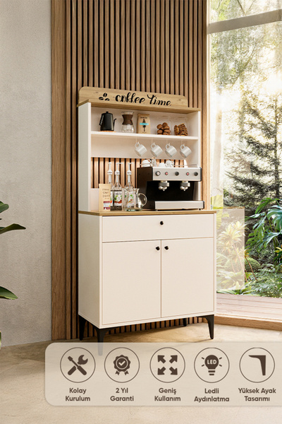 KONFOR Comfort Flex Coffee Time Ledli Kahve Köşesi