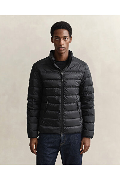 Gant Erkek Siyah Regular Fit Dik Yaka Kaz Tüyü Mont