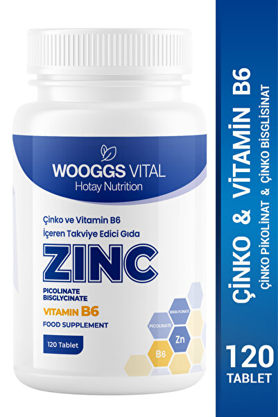 Hotay Nutrition Wooggs Vital مكمل غذائي يحتوي على الزنك (بيكولينات + بيسجليسي...