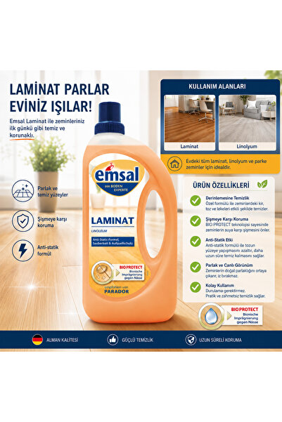 Emsal Laminat Temizleyici ve Bakım 1lt