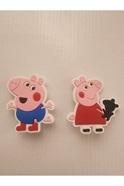 Peppa pig 4 Adet Terlik süsü Peppa