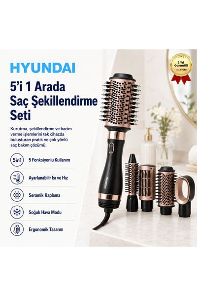 hızlı store مجموعة تصفيف الشعر 5 في 1