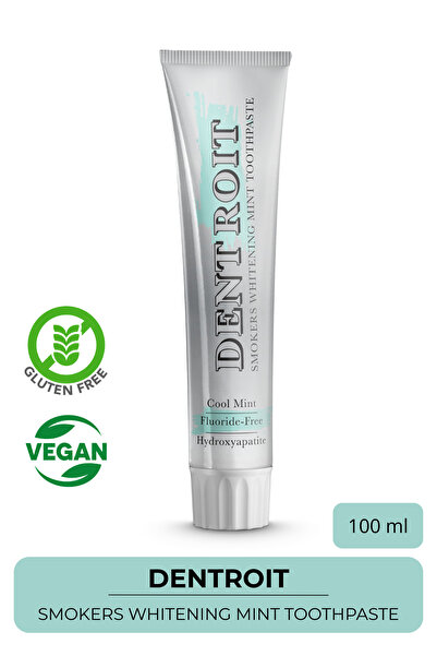 Dentroit Smokers Whitening Mint Toothpaste 100 ml (Sigara İçenler İçin Beyazl...