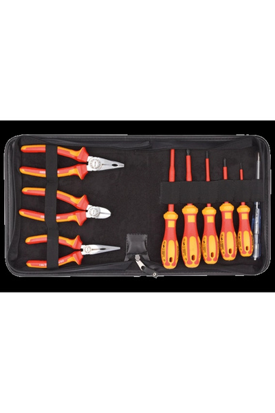 CETA FORM G9918W09Ph 9 Piece 1000V Pliers and Screwdriver Set with Vde Leathe...