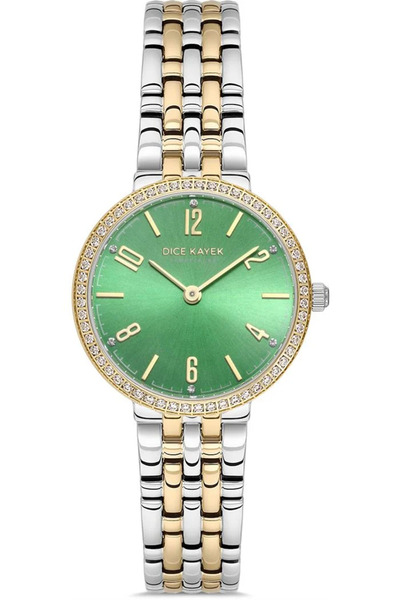 Dice Kayek Dk.1.Ag1449.49 Steel Case Steel Band 3 Atm Water Resistant Metalli...