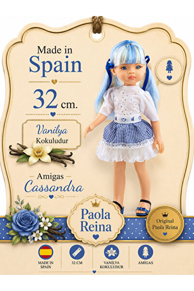 Paola Reina Cassandra Amiga Funky Oyuncak Bebek 32 cm - Vanilya Kokulu İspany...