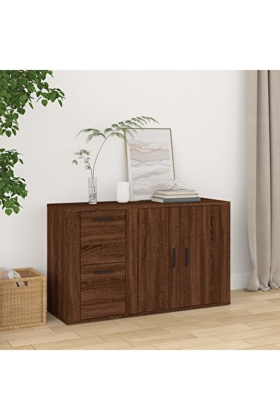 Concept Servantă, stejar maro, 100x33x59,5 cm, lemn compozit