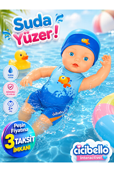 ideal STORE CİCİBELLO YÜZEN BEBEK 30 CM 2+