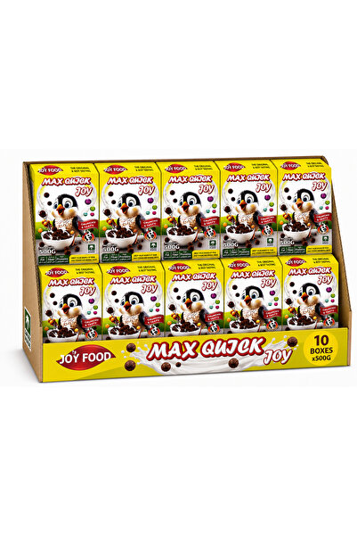 joyfood رقائق الذرة بالشوكولاتة 500 جرام - عبوة متعددة تحتوي على 10 عبوات للع...