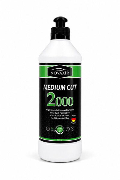 novaxir Medıum Cut 2000 Ara Kat Pasta, 500ml, Silikon-dolgu Içermez Nvmc500ml