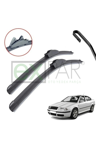 EXPAR OTO SKODA OCTAVİA Uyumlu ÖN CAM SİLECEK SÜPÜRGESİ TAKIMI 1996 - 2004 MO...
