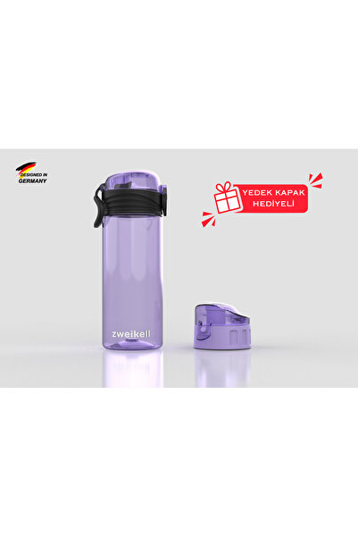 zweikell Targo Jr Switch Mor Bpa Içermez 500 ml Tritan Su Matarası
