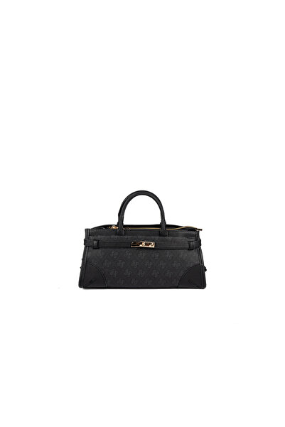 Silver Polo Women / Girls Shoulder Bag 1260-48519 Bag M178 Black-Matte Black