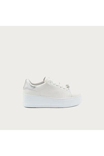 Frau Kadın / Kız Sneaker 39P1 NAPPAsun BIANCOsilver