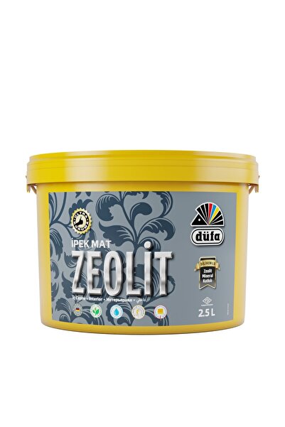 Düfa Zeolit Ipek Mat Iç Cephe Duvar Boyası 3037 Puslu Turkuaz 2.5 L