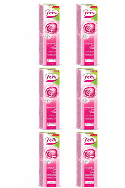 Hobby Fem Tüy Dökücü Krem Gül 110 Gr 6 Adet