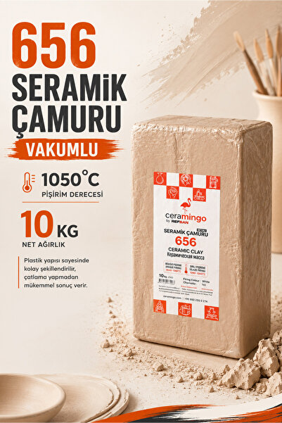 Ceramingo 656 Seramik Çamuru Vakumlu 1050°C - 10 KG