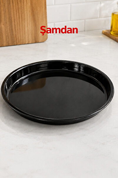 Şamdan Yuvarlak Fırın Tepsisi 43 Cm
