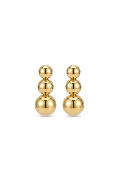 Charmist Steel 3 Ball Earrings