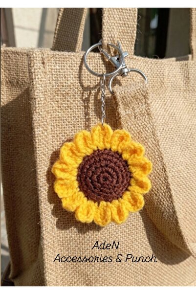 ADeN Accessories & Punch El Örgüsü Amigurumi Ayçiçeği Anahtarlık – Hediye ve ...