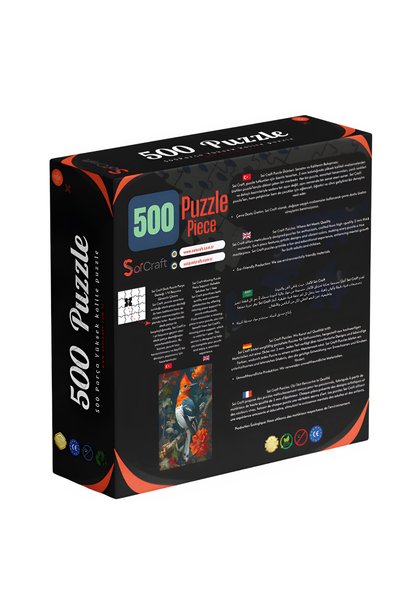 Soi Craft 500 Piece Puzzle Colorful Bird Artistic