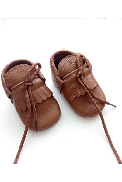 Babylee Hakiki Deri Bebek Makosen Ayakkabı