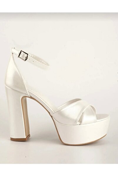 ACMZ SHOES Parlak Topuklu Platform Ayakkabı