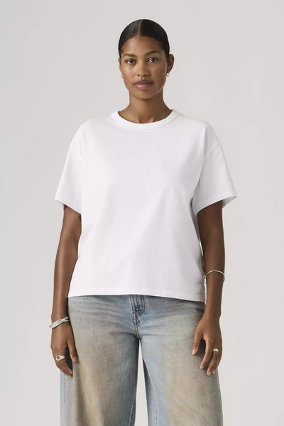 Levi's Vintage Ss Shiny White Women's T-Shirt - 008C3-0000