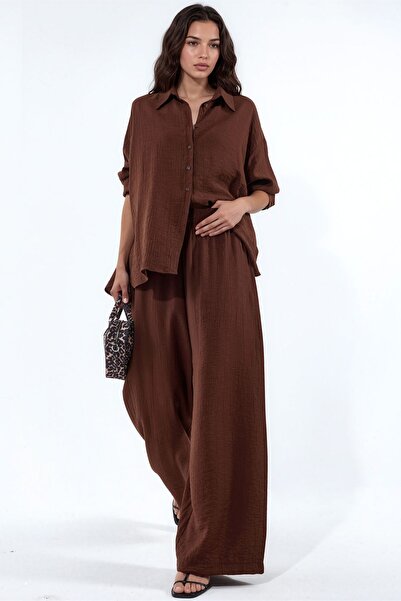 Hiccup Bdart Buttoned Long Sleeve Textured Shirt