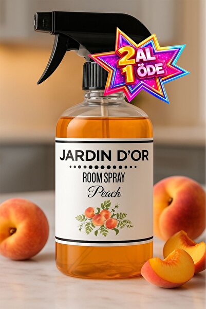 JARDIN D'OR Peach Room Spray Şeftali Oda Spreyi 500 ml Oda Kokusu 8681529300523