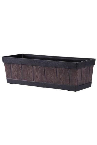 Strend Pro Jardinieră Woodeff, lemn de tec, 46 x 14 x 17 cm
